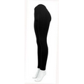 Women's Plus Size Black Fleece Leggings